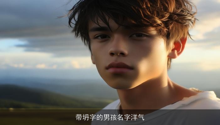 带坍字的男孩名字洋气