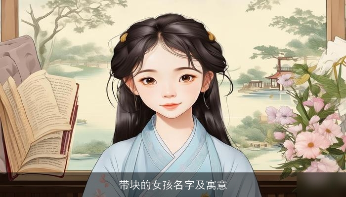 带块的女孩名字及寓意
