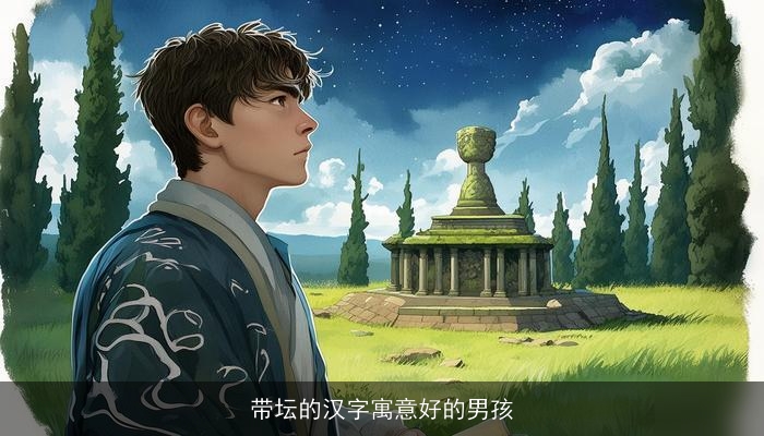 带坛的汉字寓意好的男孩