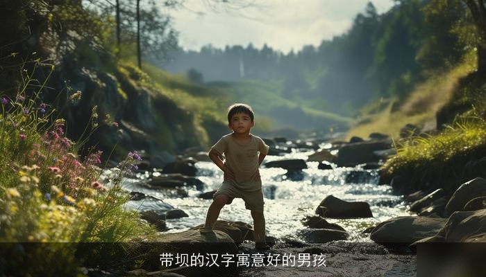 带坝的汉字寓意好的男孩