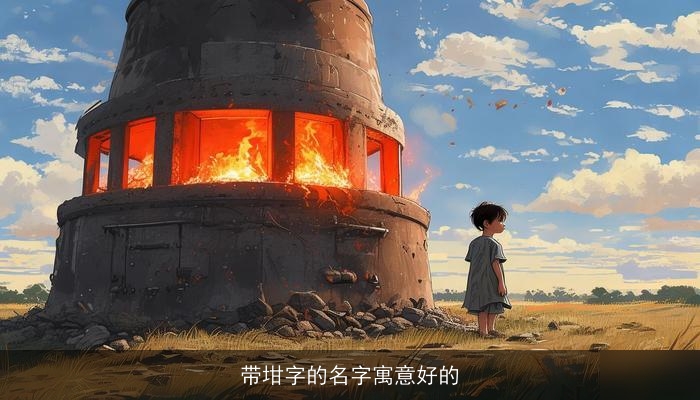 带坩字的名字寓意好的