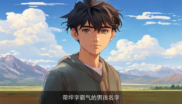 带坪字霸气的男孩名字