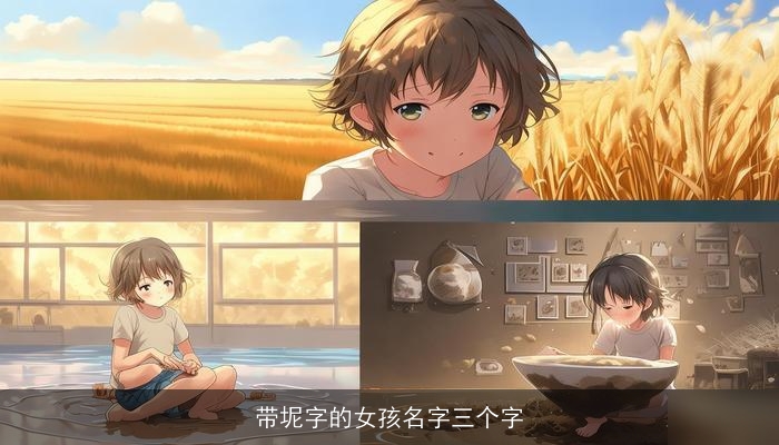 带坭字的女孩名字三个字