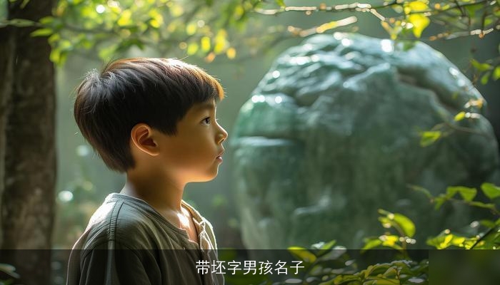 带坯字男孩名子