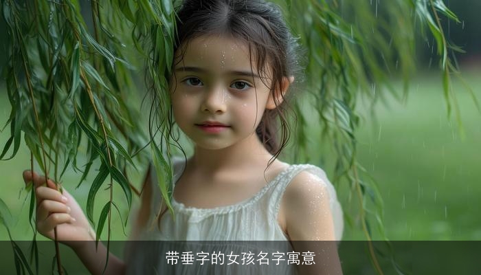 带垂字的女孩名字寓意
