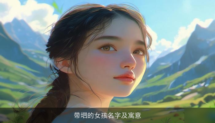 带垇的女孩名字及寓意