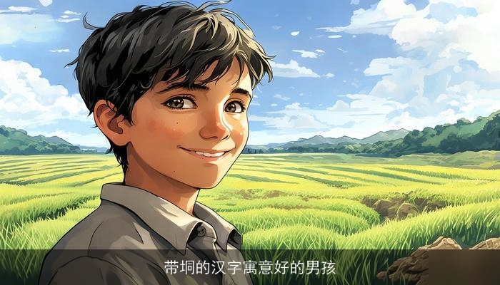 带垌的汉字寓意好的男孩