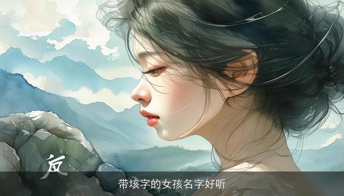 带垓字的女孩名字好听