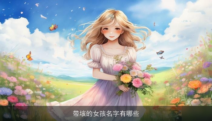 带垓的女孩名字有哪些