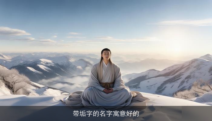 带垢字的名字寓意好的