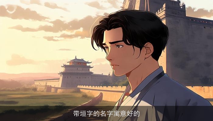 带垣字的名字寓意好的
