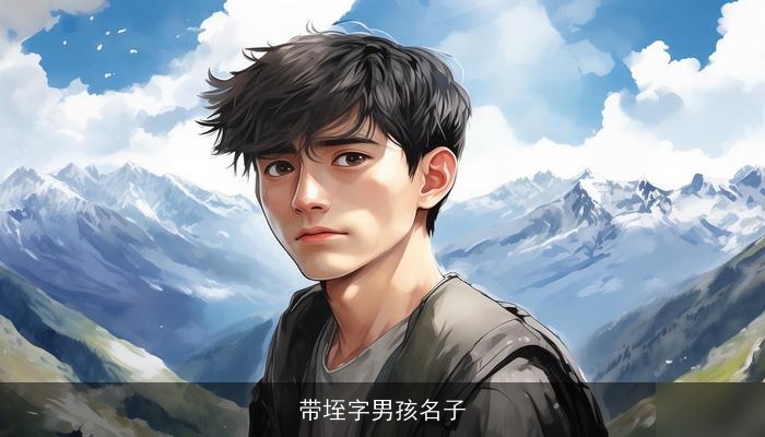 带垤字男孩名子