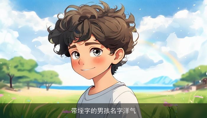 带垤字的男孩名字洋气