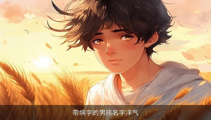 带垧字的男孩名字洋气