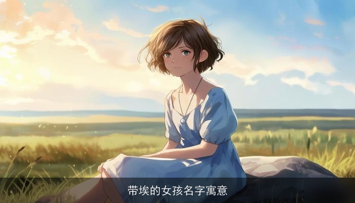 带埃的女孩名字寓意