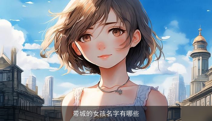 带城的女孩名字有哪些