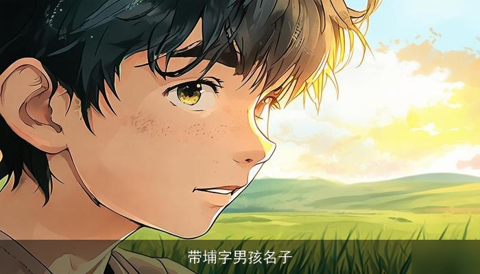 带埔字男孩名子