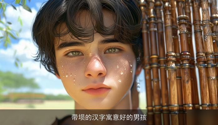 带埙的汉字寓意好的男孩