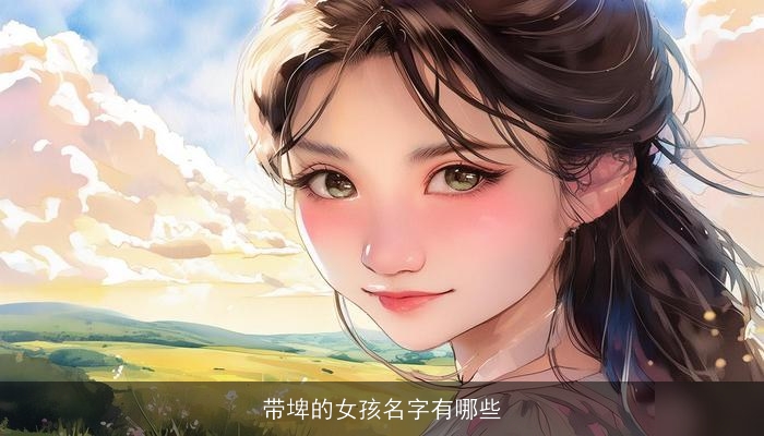 带埤的女孩名字有哪些
