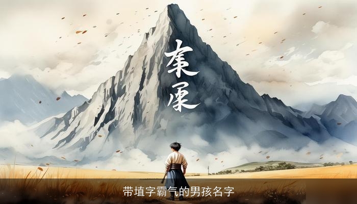 带埴字霸气的男孩名字