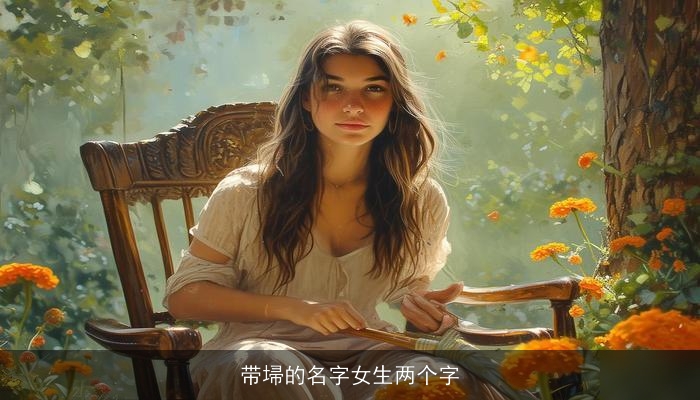 带埽的名字女生两个字