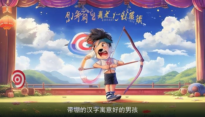 带堋的汉字寓意好的男孩