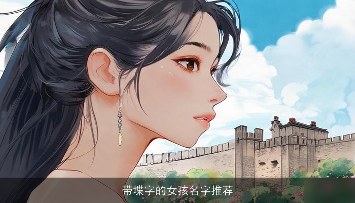 带堞字的女孩名字推荐