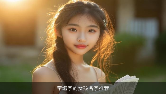 带堪字的女孩名字推荐