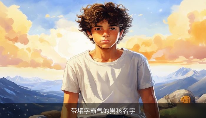 带堾字霸气的男孩名字