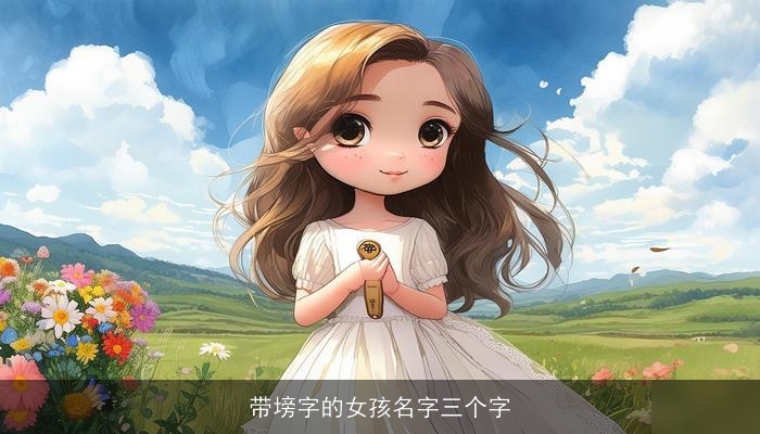 带塝字的女孩名字三个字
