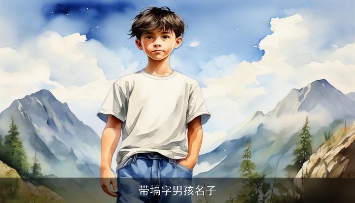 带塥字男孩名子