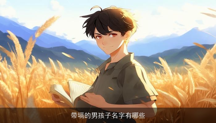 带塥的男孩子名字有哪些