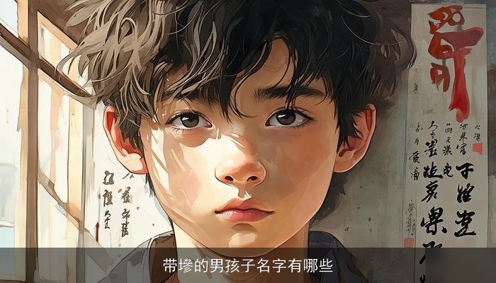 带墋的男孩子名字有哪些