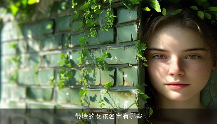带墙的女孩名字有哪些