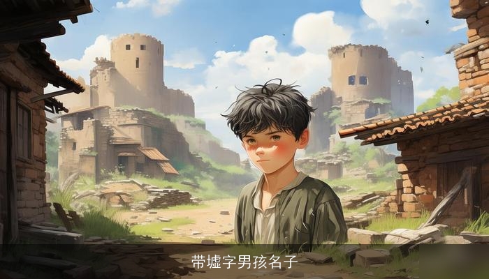 带墟字男孩名子