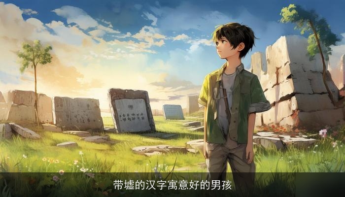 带墟的汉字寓意好的男孩