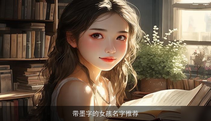 带墨字的女孩名字推荐
