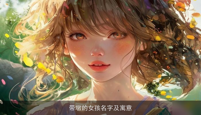 带墩的女孩名字及寓意