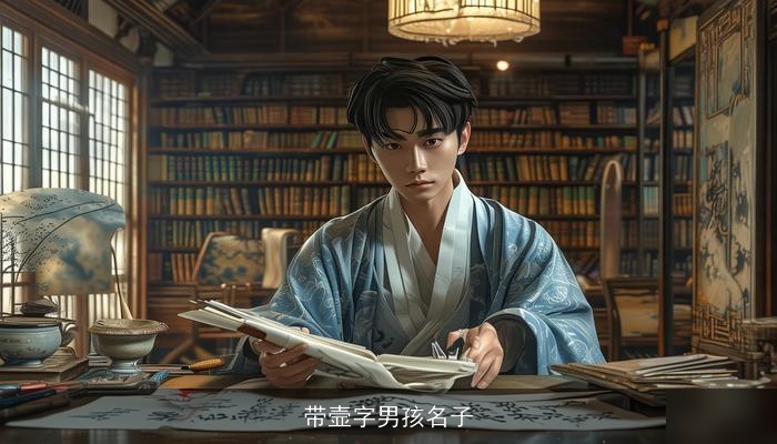 带壸字男孩名子