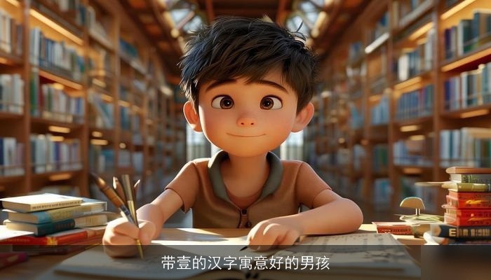 带壹的汉字寓意好的男孩
