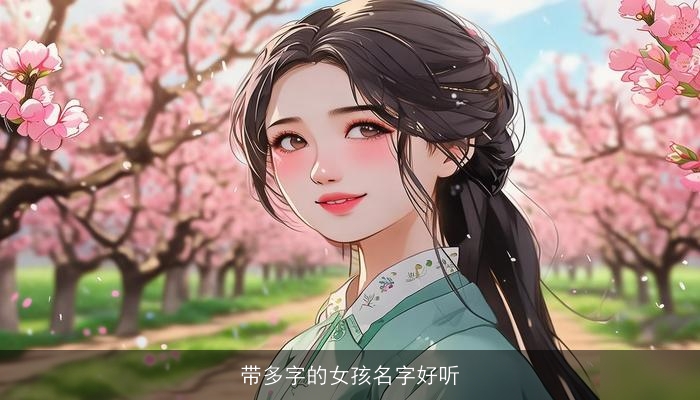 带多字的女孩名字好听