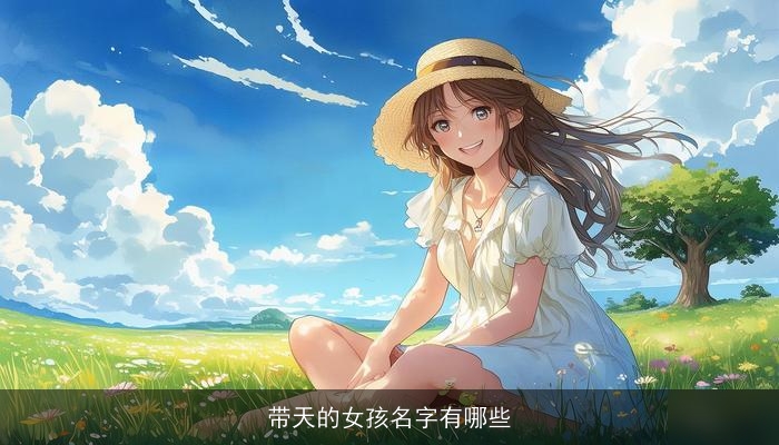 带天的女孩名字有哪些