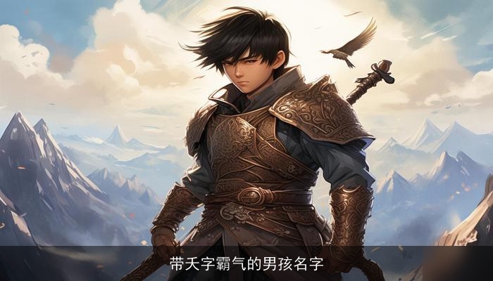 带夭字霸气的男孩名字