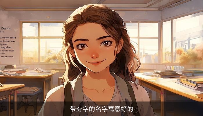 带夯字的名字寓意好的