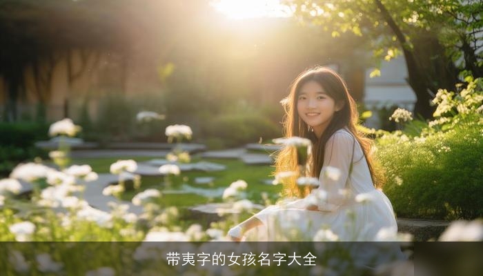 带夷字的女孩名字大全