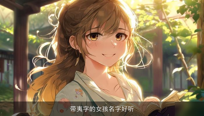 带夷字的女孩名字好听