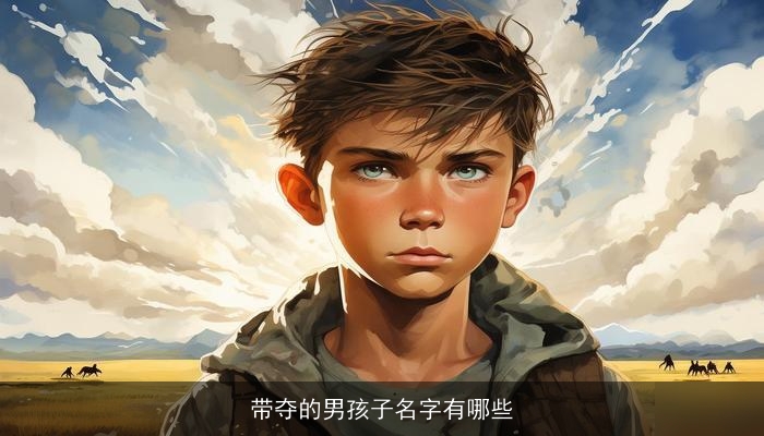 带夺的男孩子名字有哪些