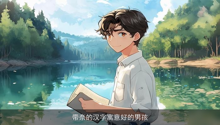 带奈的汉字寓意好的男孩