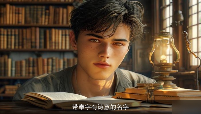 带奉字有诗意的名字