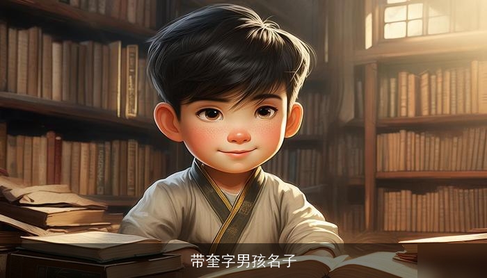 带奎字男孩名子